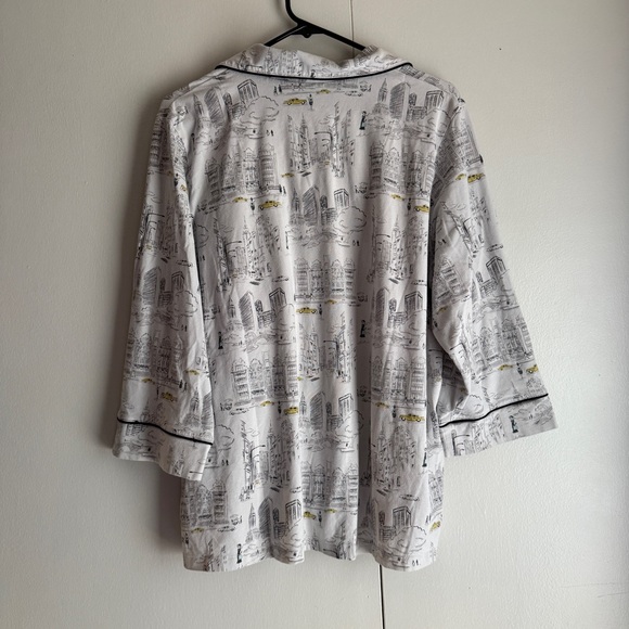 BedHead Pajamas City Print PJ Top Only Women’s Size XL - Picture 6 of 13